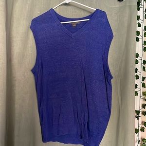Purple blueish sweater vest - NEVER WORN